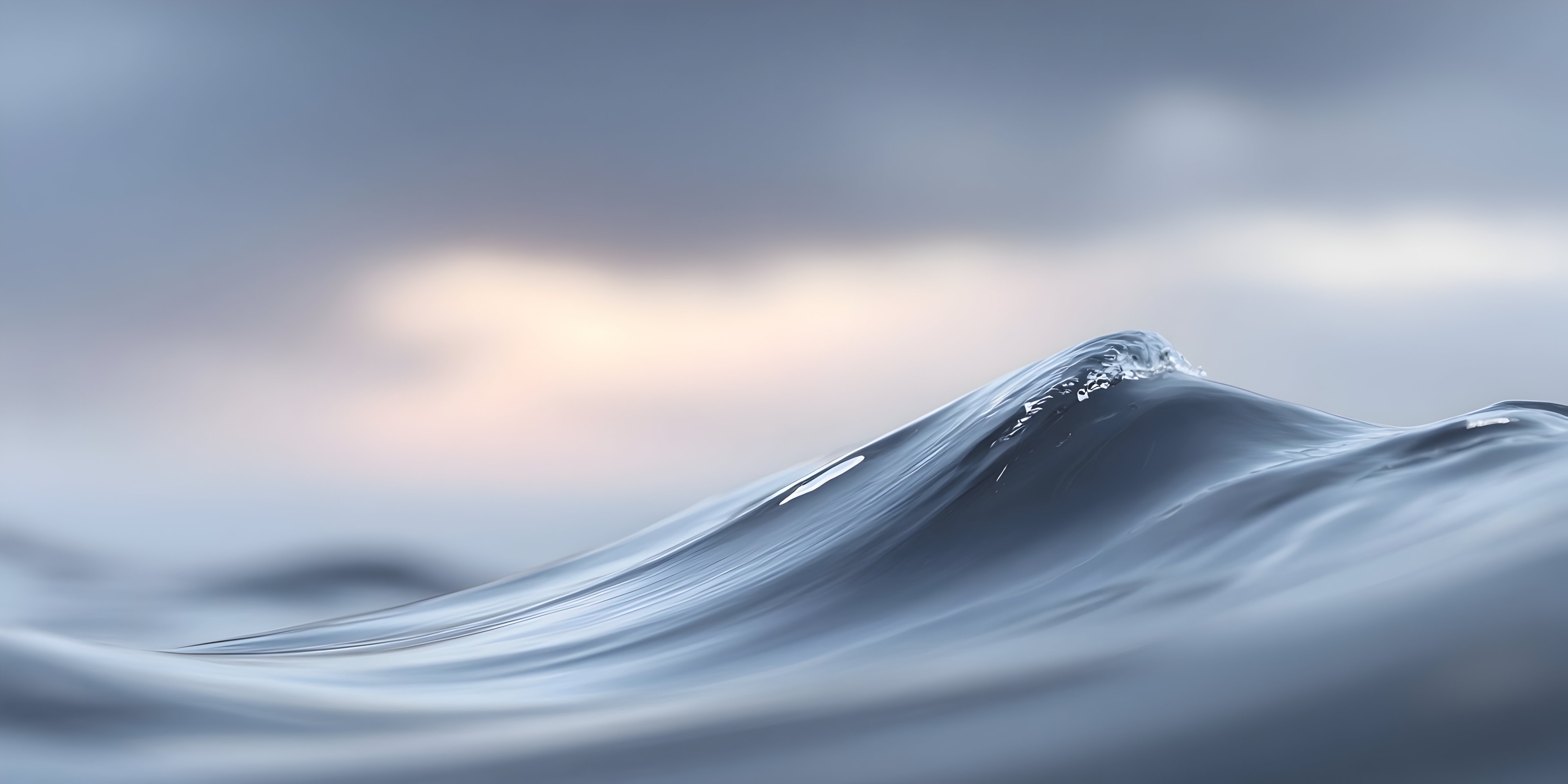 Ocean Vibes — Inspiration, Welle bei Sonnenuntergang