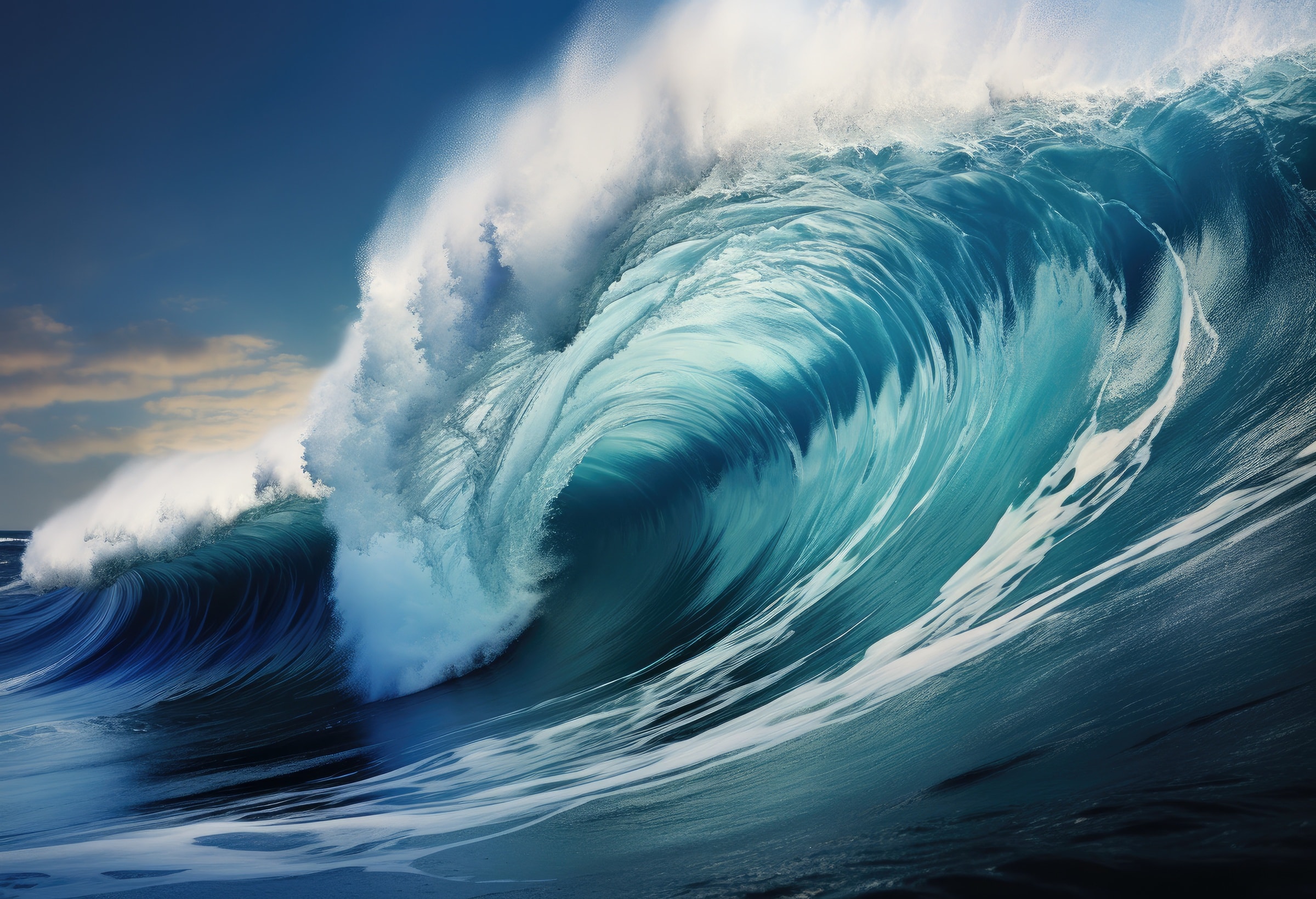 Ocean Vibes — Inspiration, brechende Welle